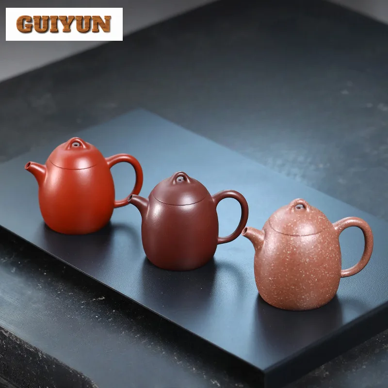 

Exquisite Yixing Purple Clay Teapots Handmade Qin Quan Pot Raw Ore Mud Kettle With Infuser Zisha Tea Set For Tea Accessories