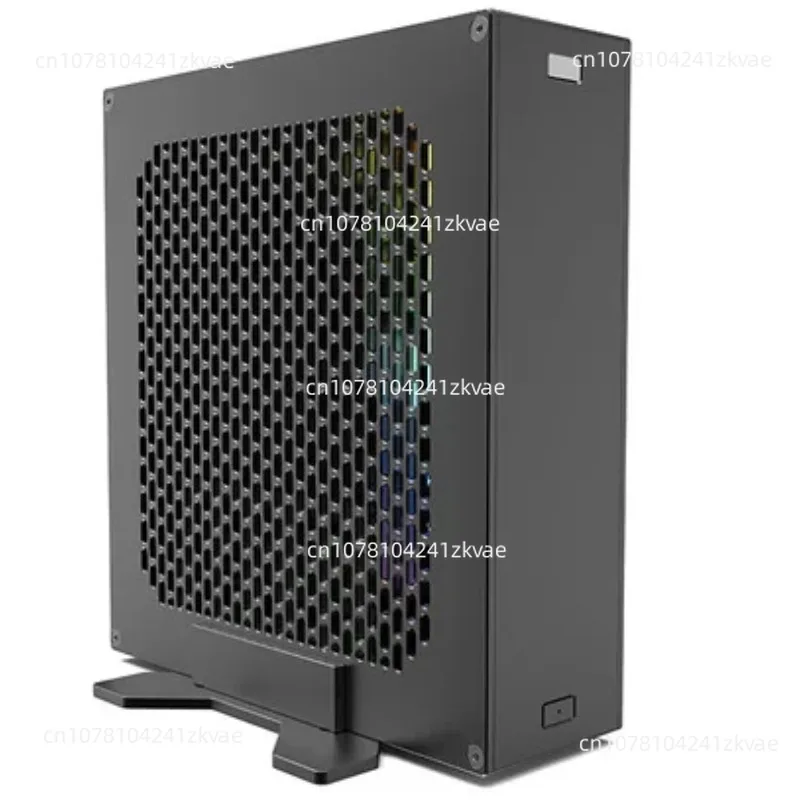 2.2L mini DC-M2 core display ITX chassis supports built-in DC power supply