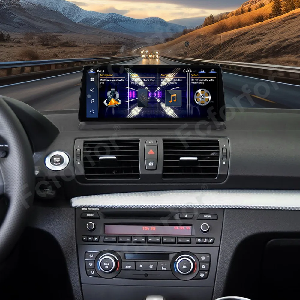 

CarPlay 12,9-дюймовый автомобильный радиоприемник для BMW 1 E87 E88 2006-2011 Android 13 HD экран мультимедийный плеер GPS Navi стерео 4G WIFI головное устройство