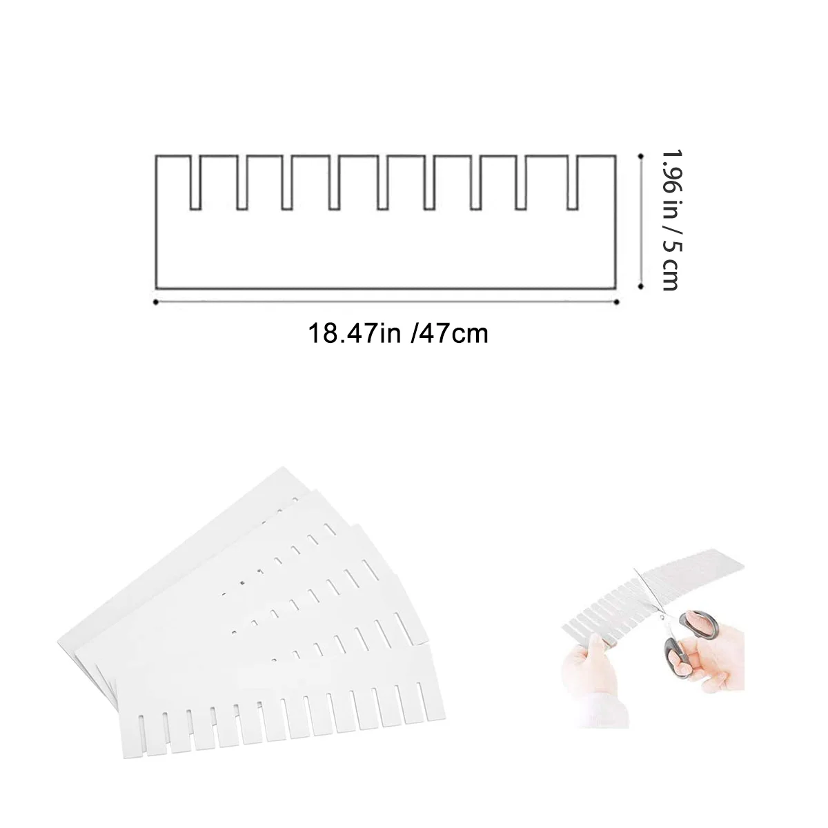 34 Uds cajón divisor de plástico separador doméstico línea divisoria Neatness partición Pp ajustable