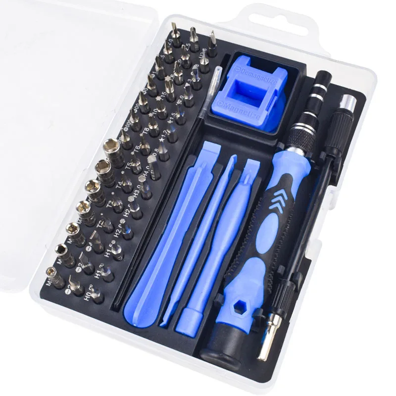 

52 In 1 Screwdriver Set Repair Tools Kit Precision Screw Driver Bit Kit for PC Laptop Phone Watch Repair Hand Tool