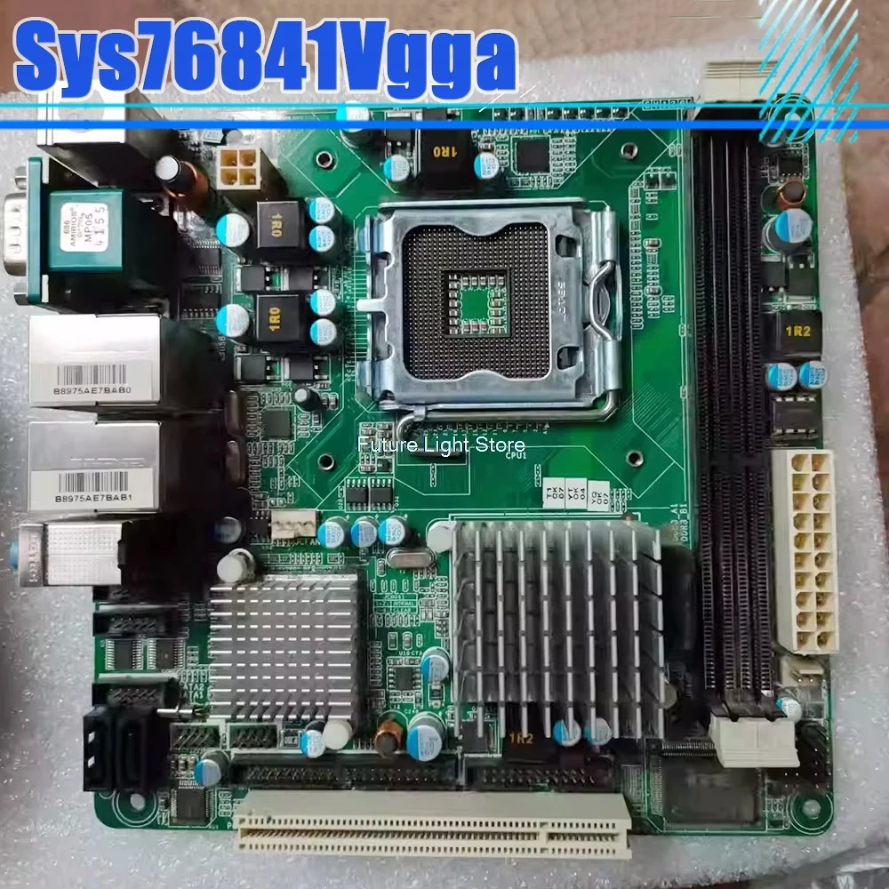Mini-Itx Morherboard Sys76841Vgga Dual Net/work Ports G41 Multi-Serial Port