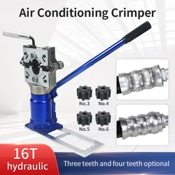 Automotive Air Conditioning Hose Crimper Lightweight A/C Service Crimping Tool Universal Manual Hose Crimper Kit