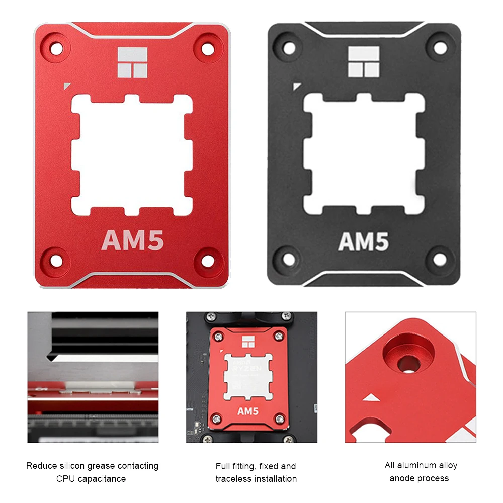 Thermalright AMD-ASF AM5 CPU Bending Corrector Frame Protector for AMD RYZEN 7000 SERIES Buckle Fix Substitute CNC Aluminum New