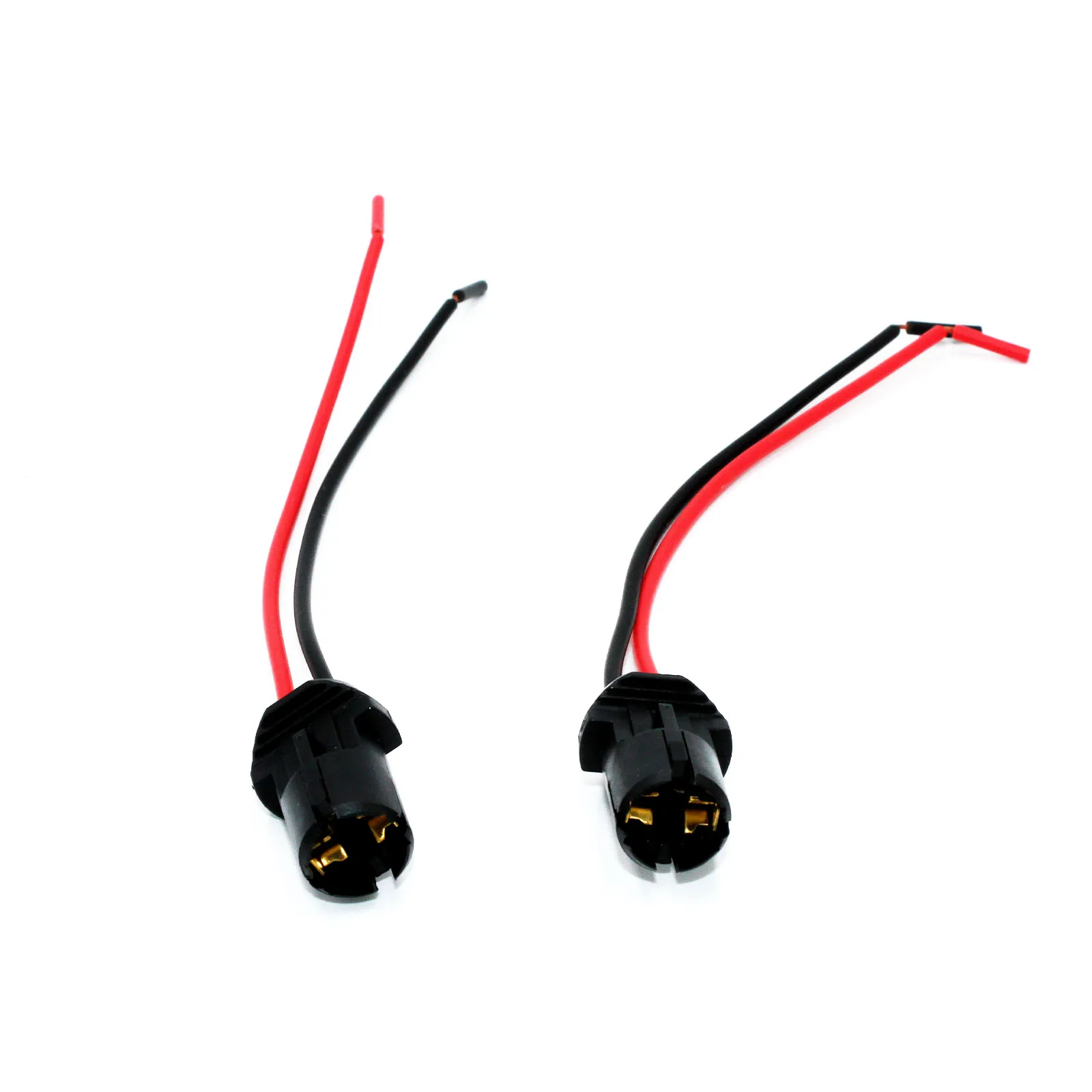 4x T10 194 W5W LED لمبات المقبس أنثى التوصيل قبل السلكية تسخير موصل محول