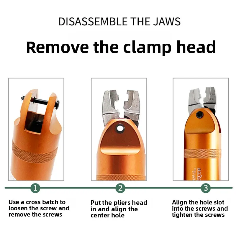Co-Gong Pneumatische Crimpzange, isolierte Nippelklemmenzange, Ar8Wp-Crimpzange mit doppeltem Anschluss, pneumatische Zange mit bloßem Anschluss