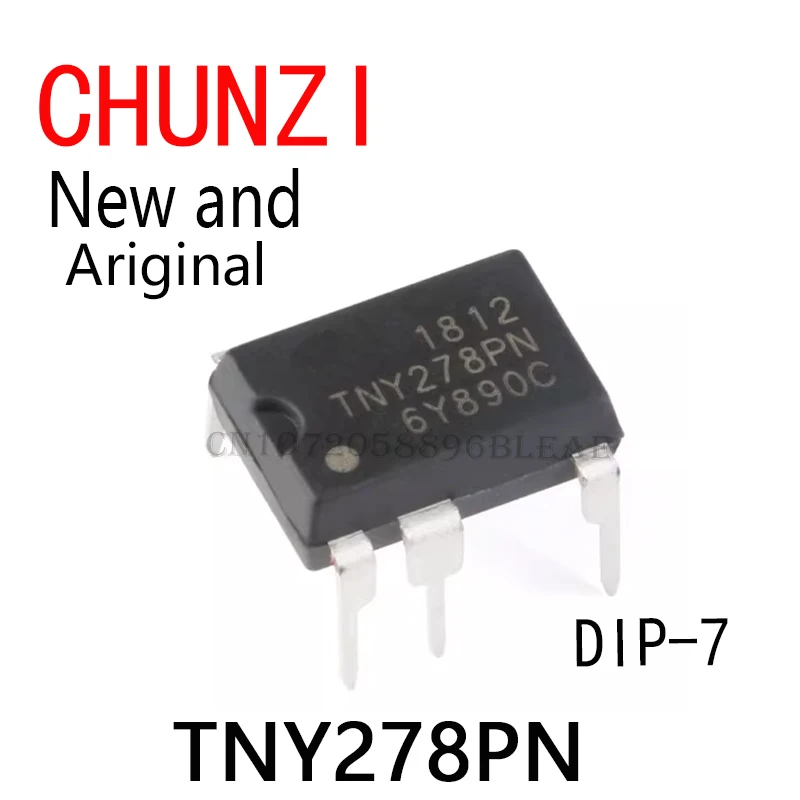 10Pcs New and Original IC 278PN TNY278P TNY278 DIP-7 TNY278PN