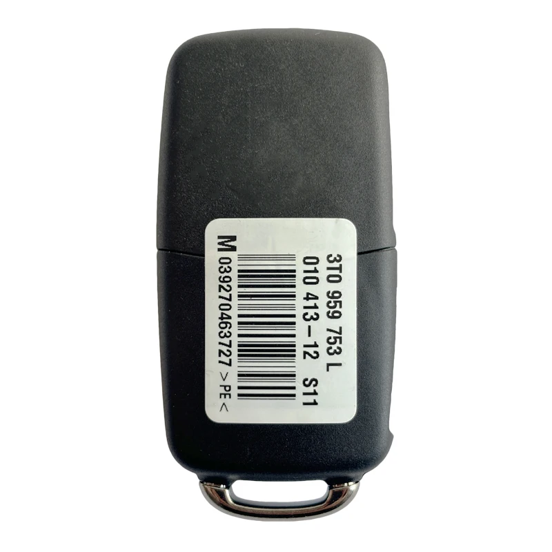 

HNKeys Remote Key 3 Button for VW Skoda 433MHz ID48 Chip 3T0 837 202 L Remote Key