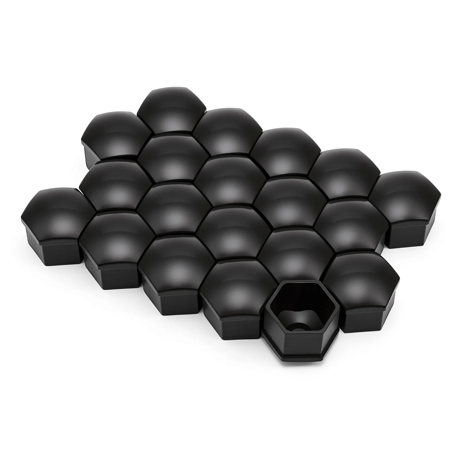 20 Stück 17mm Radmutternabdeckungen, Sechskant-Radmutternkappen, Radnaben-Schraubenabdeckungen für Autozubehör – Detail 6
