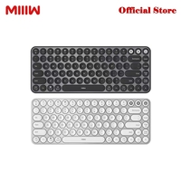 MIIIW Wireless Keyboard Gaming Bluetooth Dual Mode Keyboard Bluetooth 4.2 and 2.4GHz Support Desktop Laptops Use Keyboard Office