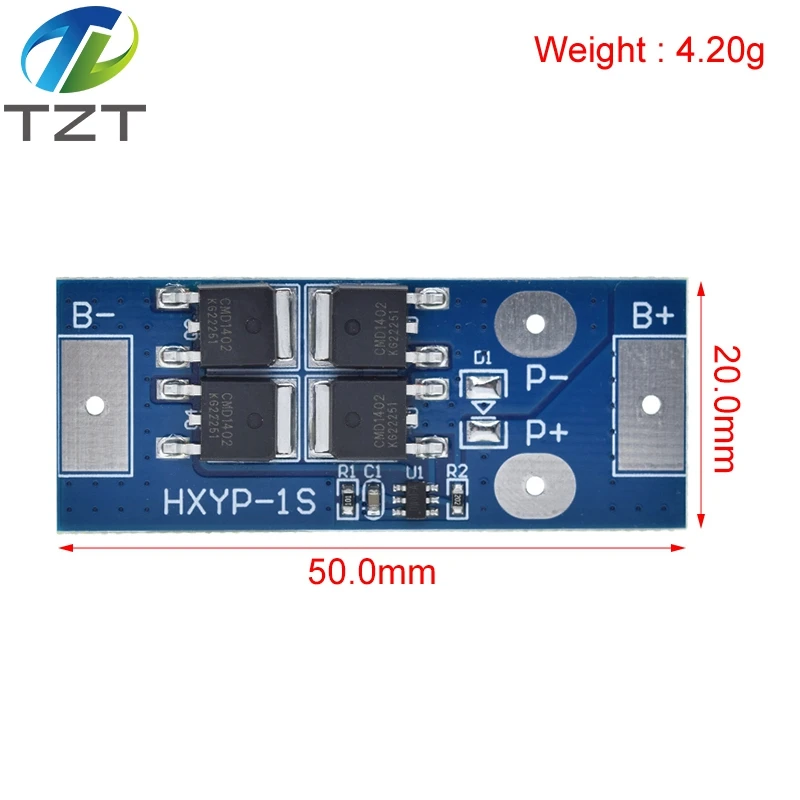 TZT 1S 3.2V 3.7V 16A LiFePO4 Li-ion Lithium Battery Protection Board BMS PCB PCM Cell Pack Overcharge Over-discharge Protect