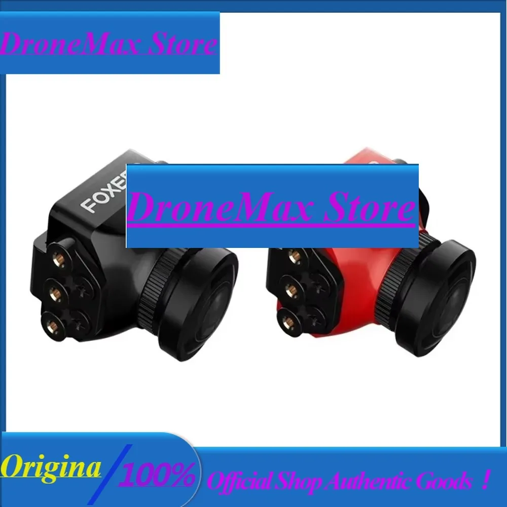 DroMaFOXEER Predator V5 Mini FPV Camera 4.5V~20V 0.01Lux 4:3 /16:9 PAL/NTSC Switchable Super WDR OSD 4ms Latency For RC Racing D