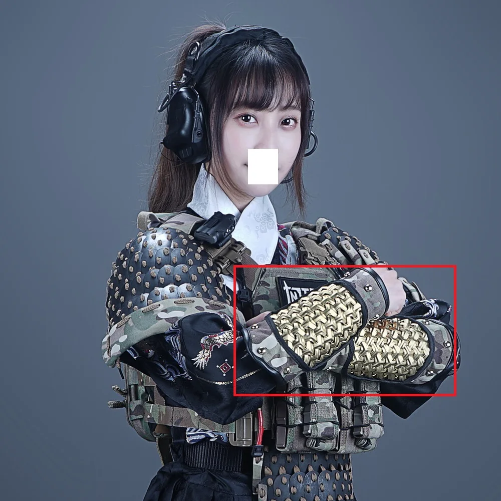 Outdoor Sports Airsoft An Armor Tactical Protective Gear Tactical Vest Universal Stainless Steel Arm And Wrist Guards