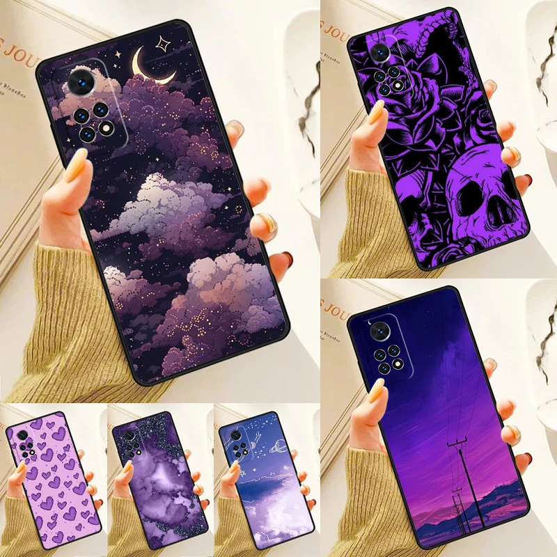 

I love purple Case For Samsung Galaxy S24 Plus S23 S20 S21FE Lite S22 Ultra Note 20 S8 S9 S10 Phone Coque