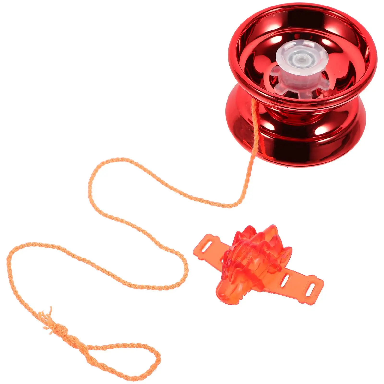 

Alloy Yo Yo 866 6712 Beginner Professional Unresponsive Yoyo Ball Toy Portable Size Finger Flexibility Improvement