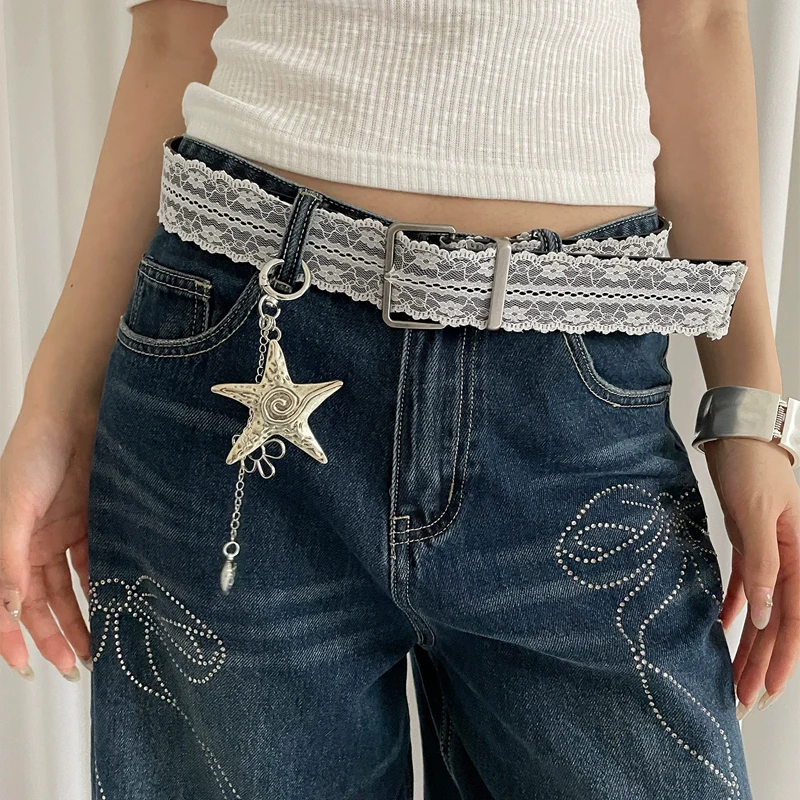 حزام فراشة أنيق بتصميم فريد للنساء مناسب للتنانير والجينز Y2K حزام خصر أنيق ذو مظهر راقي #4