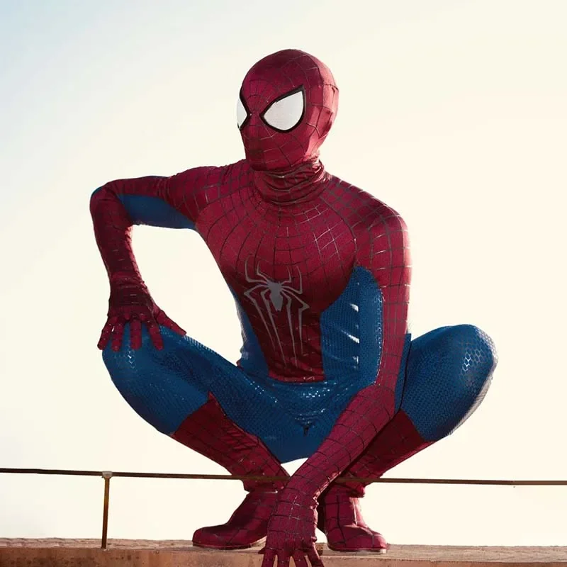 Conjunto de Spider Man, juego de Miles Morales, disfraz de Cosplay, mono de superhéroe simbólico Raimi negro y rojo, fiesta de Halloween, hombre, mujer y adulto