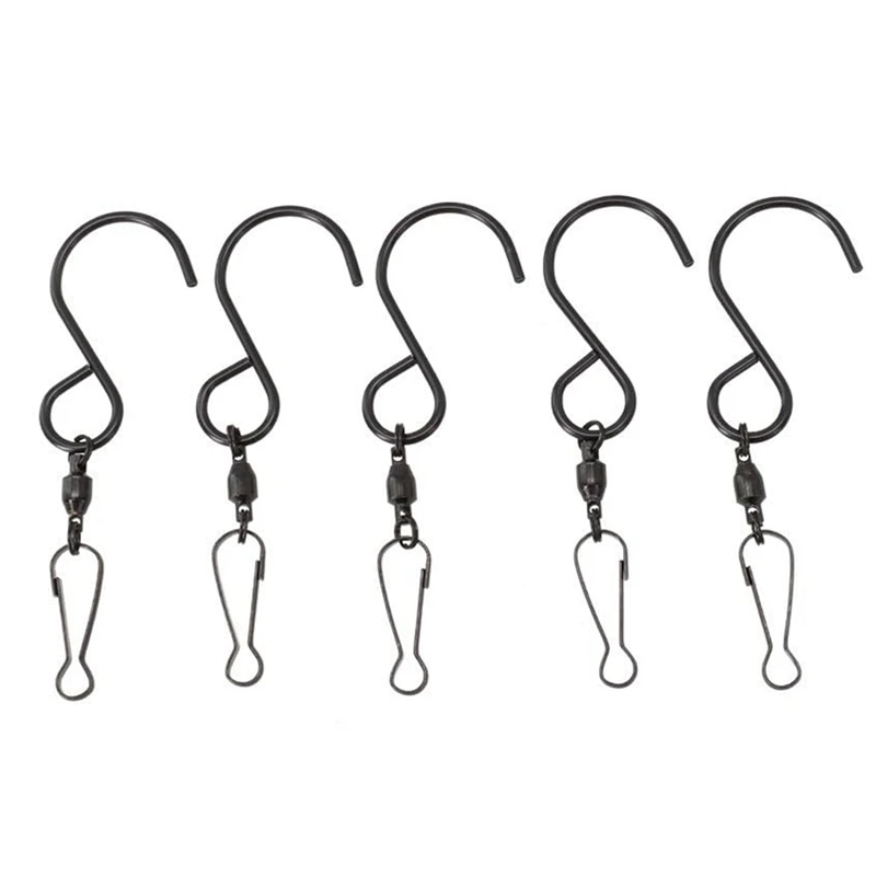 Versatile Rotating Hooks For Hanging Crystal Twisters And Bird Feeders