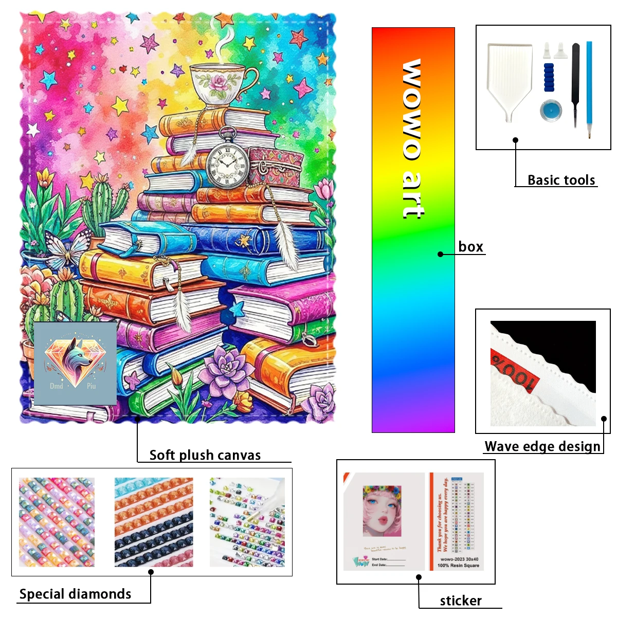 

【Piu Diamond Art】Набор для алмазной вышивки «Горы и моря» из 100% смолы FD+AB+CR: Идеальное произведение, которое стоит приобрести