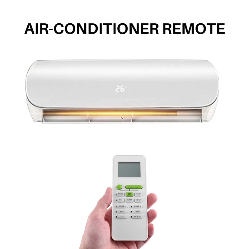 GYKQ-52 Remote Control For TCL Air Conditioner Home Heating And Cooling Function Replacement Remote Control