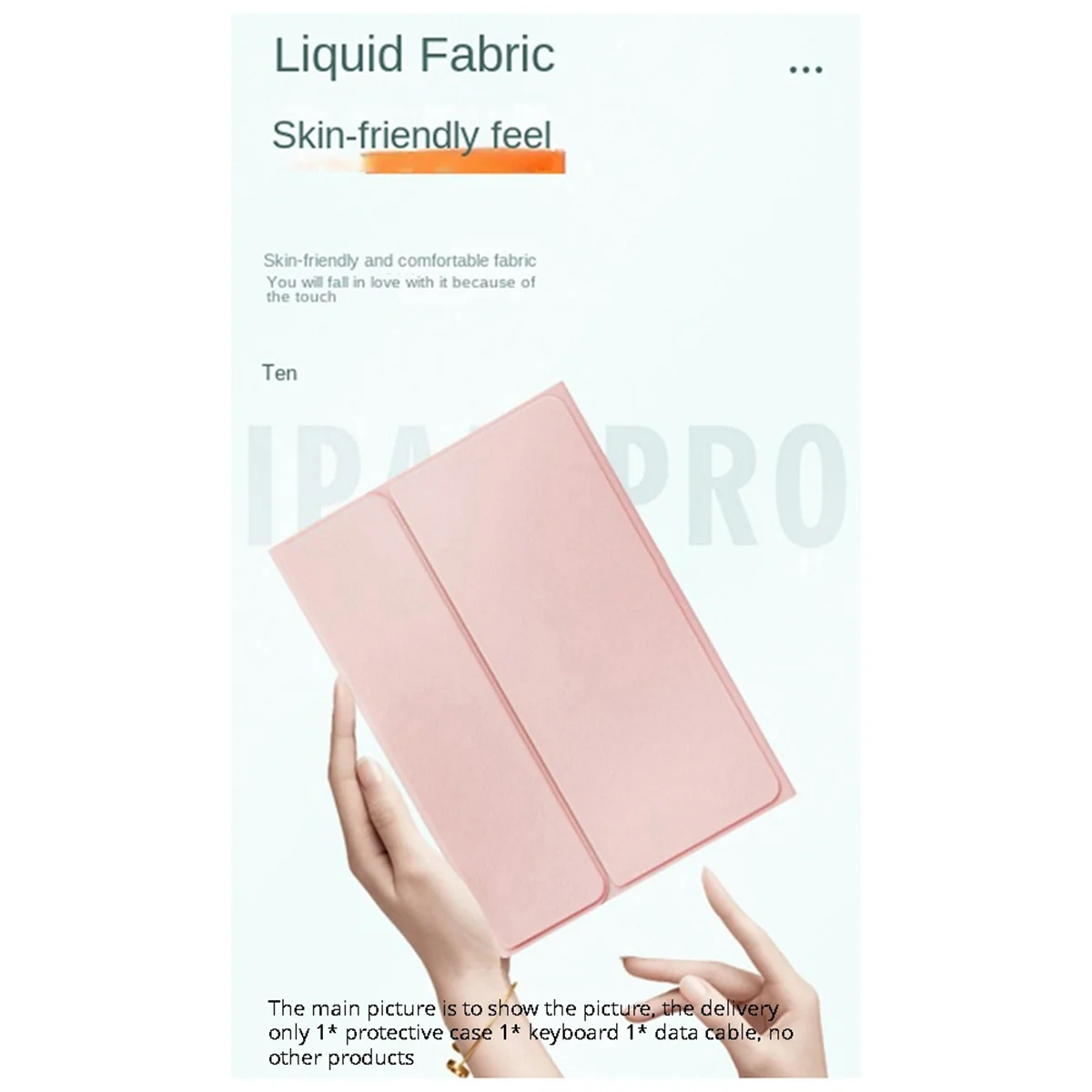 Capa Protetora com Teclado para Tablet, Capa para Xiaomi Pad 5 e 5 Pro