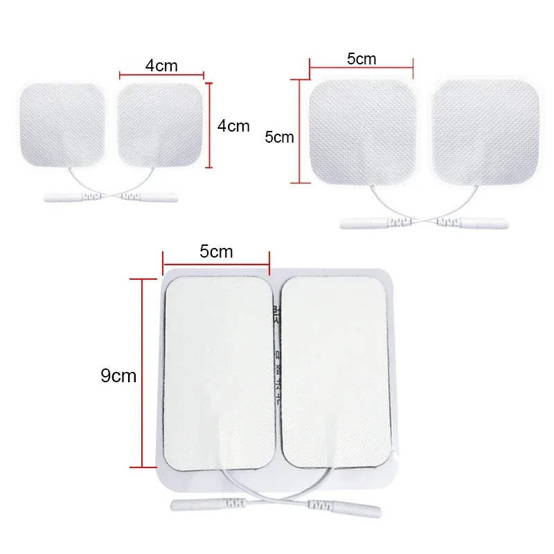 5*9Cm Ems Electrodes Pads Non-Woven Fabric Self Adhesive Replacement Massage Gel Patch Muscle Electrostimulator Body Massager - Image 4