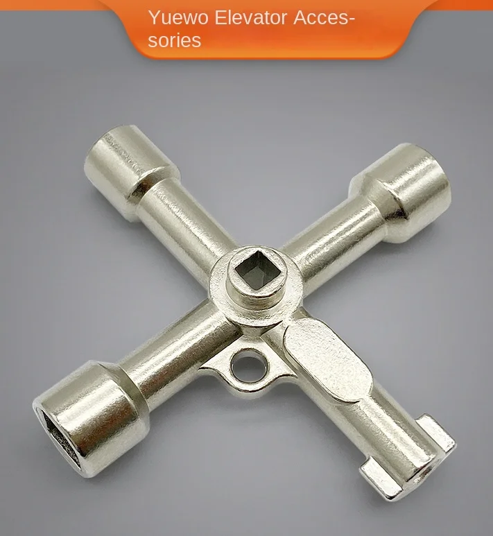 

Многофункциональный треугольный ключ для лифта, универсальный внутренний четырехугольный электрический шкаф, ключ для двери лифта с квадратным отверстием