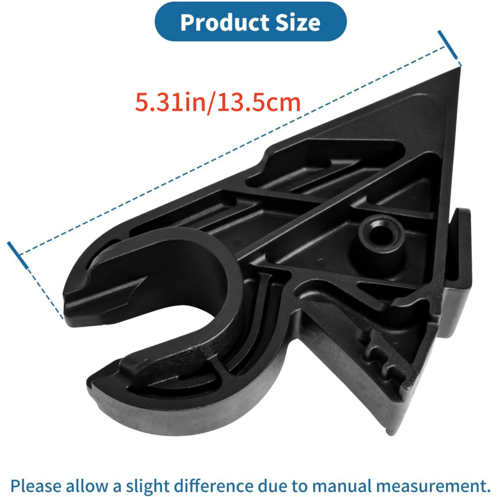 2-Pack Plastic Hood Pivot Bracket 731-10069D Replacement for Cub Cadet Craftsman MTD Lawn Mower Accessories