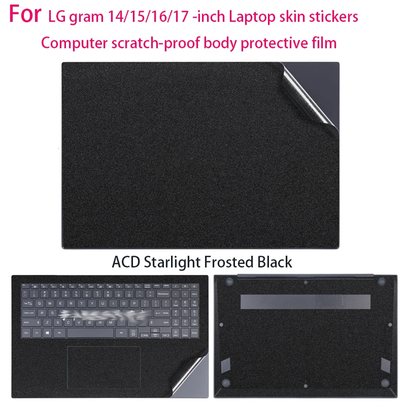 

For LG Gram Pro 17 2026 2025 body film 17-inch 17Z90U/17Z90TP Laptop skin sticker 17Z90SP computer case protective film vinyl