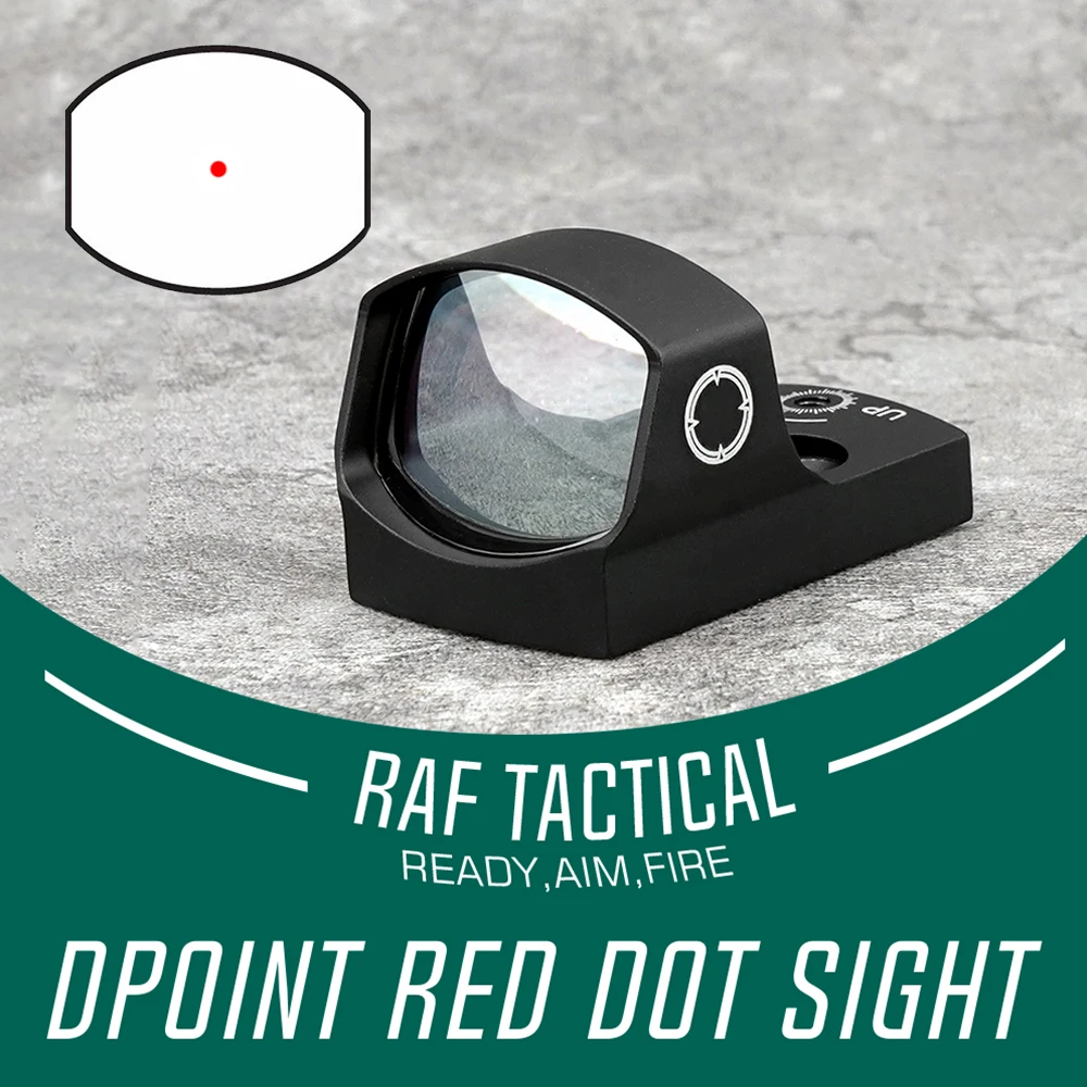 

Tactical Lepu Dpoint Red Dot Sight 3.5MOA Red Dot Reflex Sight With Full Markins For Hunting Airsoft