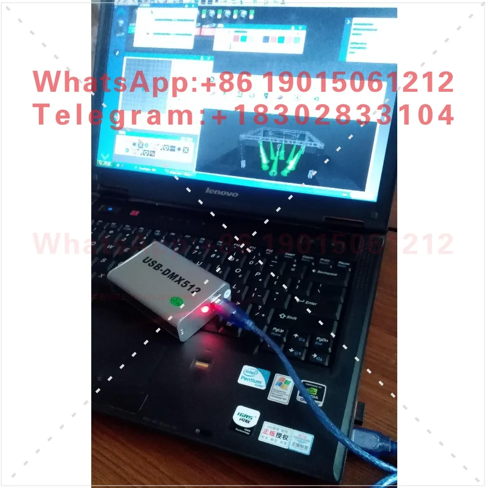 Multifunctional USB-DMX512 console, high-speed DMX512 light controller