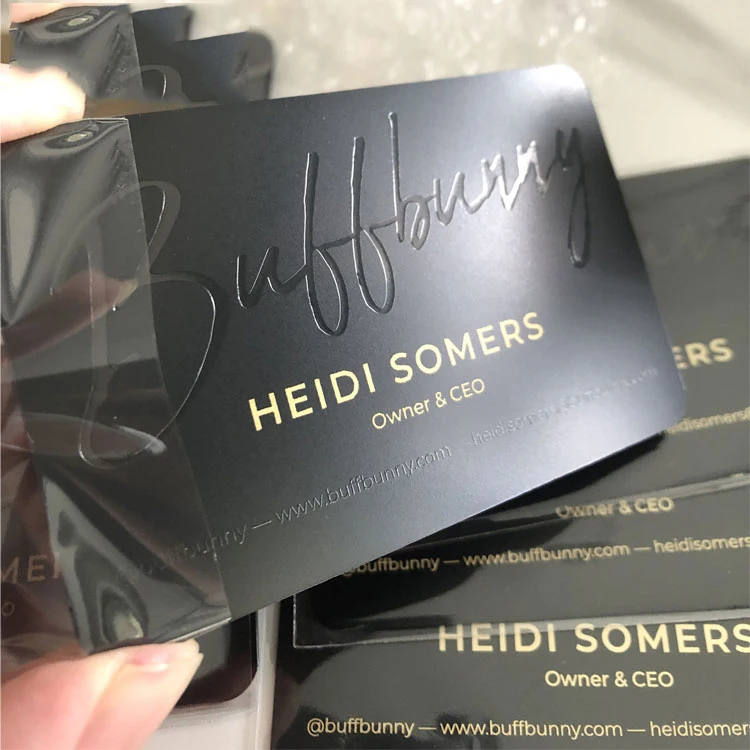 Customized query Affordable Personalized Brand Logo and Information Laser Engraving 0.8mm Matte Black Electroplated NFC Metal Bu