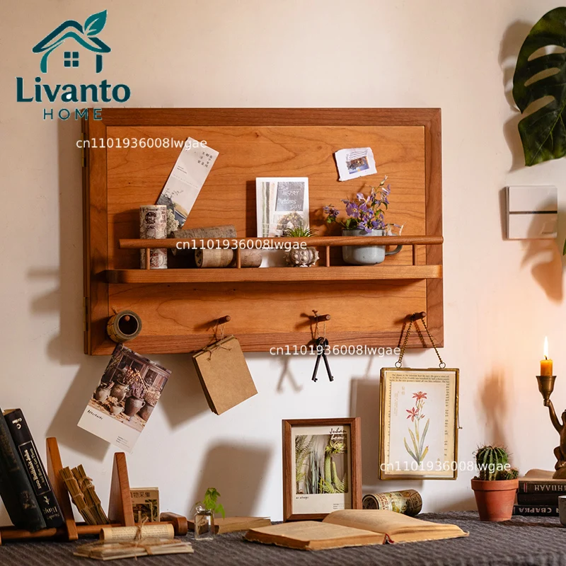 

Solid Wood Electrical Panel Cover Creative Wall Mounted Decorative Painting with Shelf Eco-Friendly Home Electric Switch Box