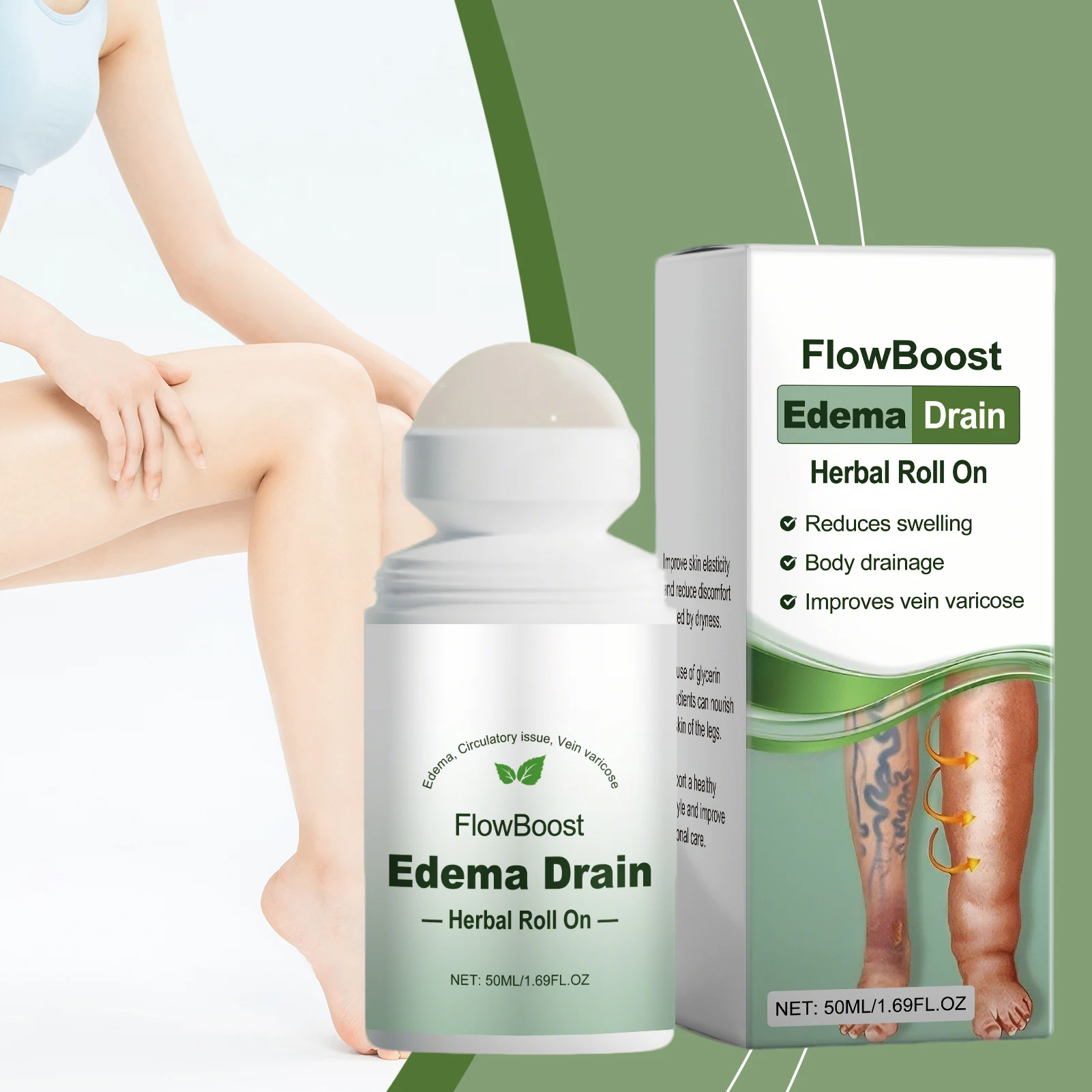 Herbal Leg Soothing Cream Relieve Leg Swelling Fatigue Relief For Leg
