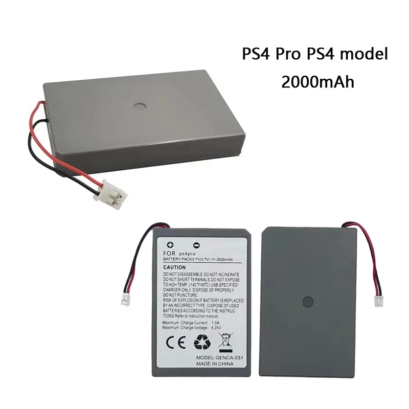 

Lip1522 2000mAh game controller battery PS4 Pro PS4 model suitable for PlayStation Slim Dualshock 4 without gamepad battery