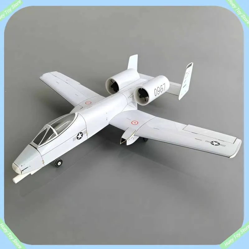 

Micro Model A10 Dual 30mm Ducted Aircraft Remote Control Desktop Ornament Diy Fixed Wing Image Handmade Real Machine