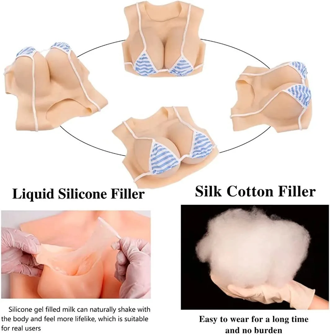 الثدي الوافدين الجدد أشكال سيليكون كروسدرسر ثدي مزيف سحب الملكة تأثيري الصدر الاصطناعي الملابس الداخلية شيميل Transgende #2