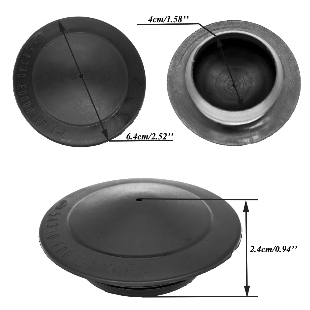 Impermeável Dustproof Suspensão Frente Cap Mount Top Cover, Nissan Versa, Tiida, Latio, Dodge, Trazo, 54330ED000, C11, 2pcs