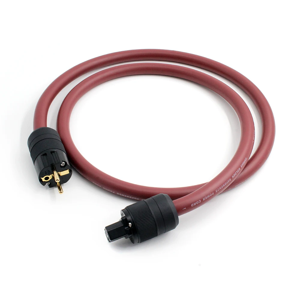 Cavo di alimentazione audio HiFi CARDAS 5C Golden Reference con alimentazione versione Schuko USA/UE placcata in oro