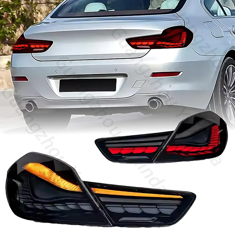 الضوء الخلفي عالي الجودة لسيارات BMW 6 Series F06 F12 F13 2010-2017 تعديل LED مقياس التنين المياه بدوره إشارة الضوء الخلفي الجمعية