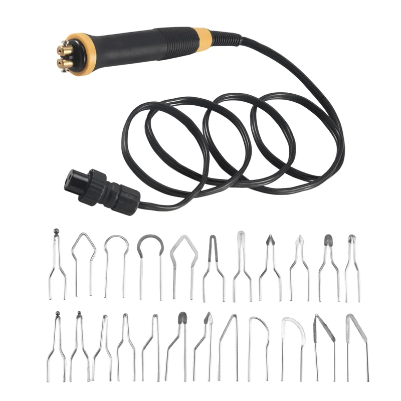 A11E-1/Pcs Electrocautery Pen Pyrography Machine Handle Solder Tip 23/Pcs For Gourd,Plank,Leather,Bark