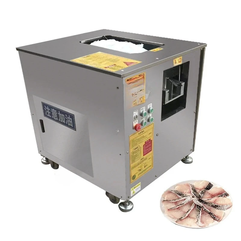 Fish Slicing Slicer Machine Automatic Salmon Smoked Fish Fillet Making Machine Fish Fillet Cutter Carp Slicing Machine