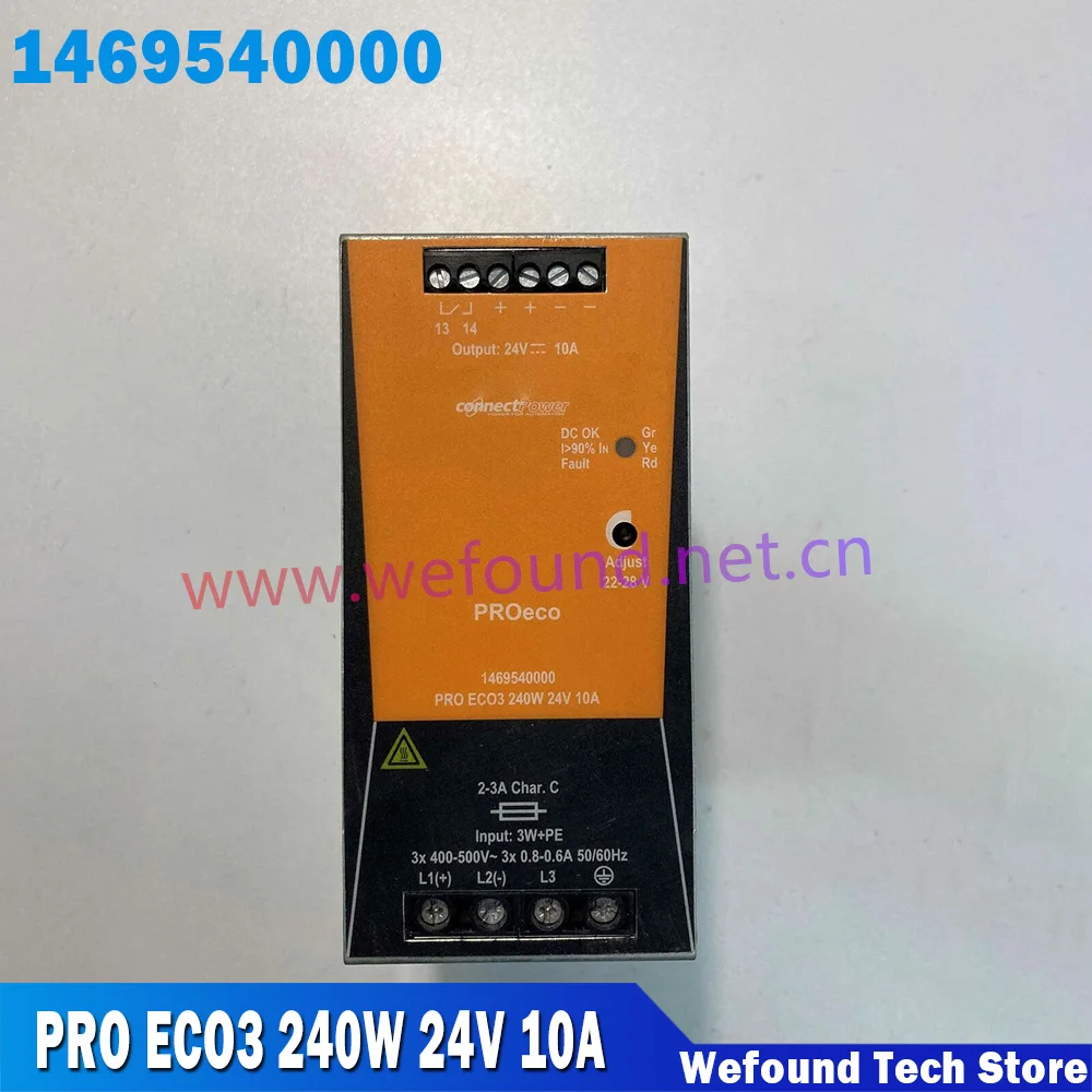 

Оригинальный однофазный импульсный источник питания Weidmüller, 100% протестирован перед отправкой 1469540000 ПРО ЭКО3 240Вт 24В 10А.