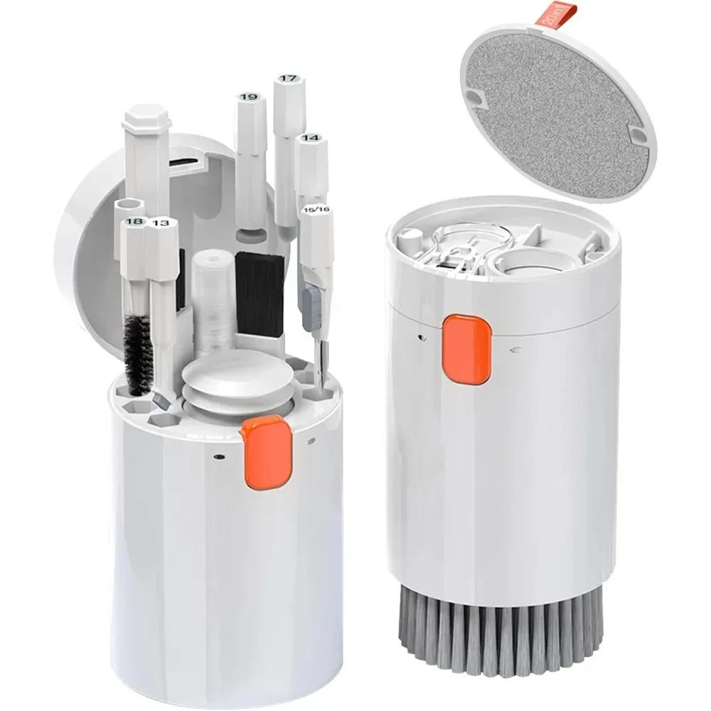 Kit de nettoyage 20 en 1 pour écran de téléphone et tablette, bâtonnet de nettoyage pour écouteurs et casques, brosse pour clavier d'ordinateur, ensemble d'extracteurs de touches