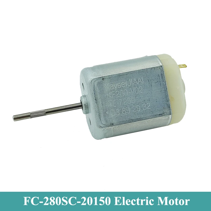 FC-280SC-20150 KF280 DC 12V Mini 24mm Electric Motor Car Door Lock Actuator Mirror Rearview Mirror Repair Motor 22mm Long Shaft