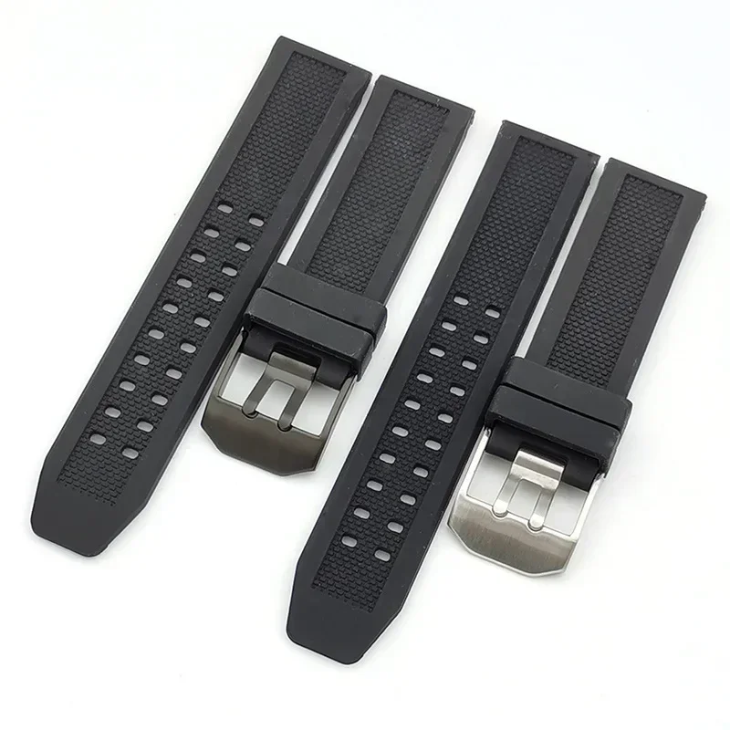 23mm Rubber Watch Band for Luminox Silicone Strap 3051 8800 3080 1820 7251 3050 Men Black Strap Sport Waterproof Bracelet