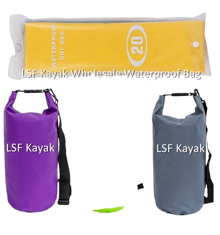 LSF Lightweight Kayak Dry Bag Waterproof PE Hull Material Dry Storage Solution for Fishing Kayak