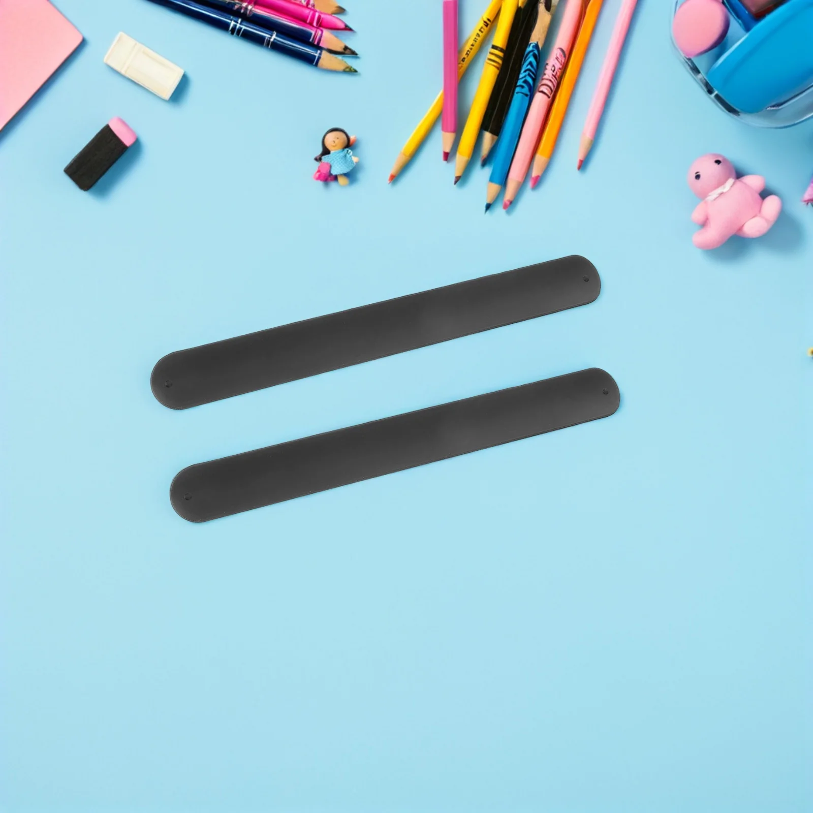 

18Pcs Ultra-Lightweight Silicone Slap Wristlets Flexible Snap Bands for Adults Party Favors Craft Decoration Daily Wear