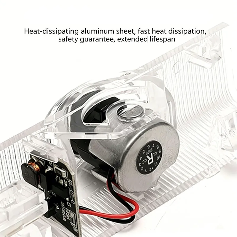 2 Stück LED-Autotür-Willkommenslichter Projektor-Höflichkeitslampe Zubehör für Navara D23 2015-2022 2016 2017 2018 2019 2020 2021 – Detail 4