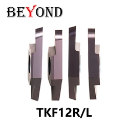 BEYOND 10pcs TKF12R TKF12L 050 070 100 150 200 S S16R Carbide Back Turning Grooving Tooling Inserts For Steel Lathe Tools Bar